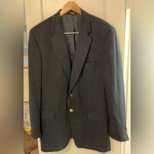 Jos. A. Bank navy blue 100% cashmere size 46 L sport coat